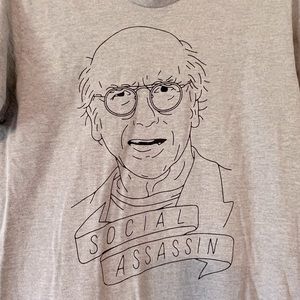 Larry David Social Assassin | T-Shirt